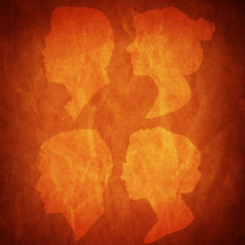 Whiskey Doubles Silhouette Image